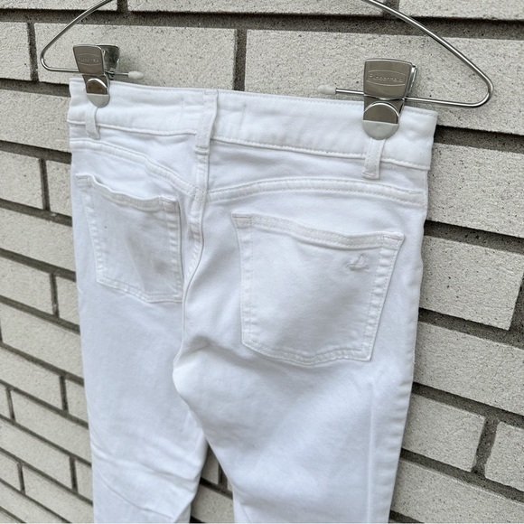 DL1961 Florence Instasculpt Cropped Jeans in Porcelain White - Picture 9 of 12